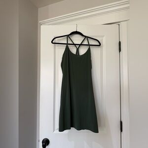 Outdoor Voices Olive Green Workout Dress